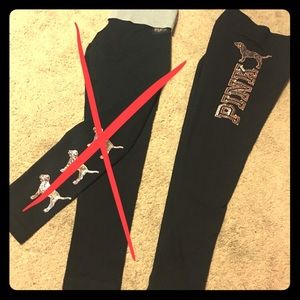 1 PINK Yoga Leggings